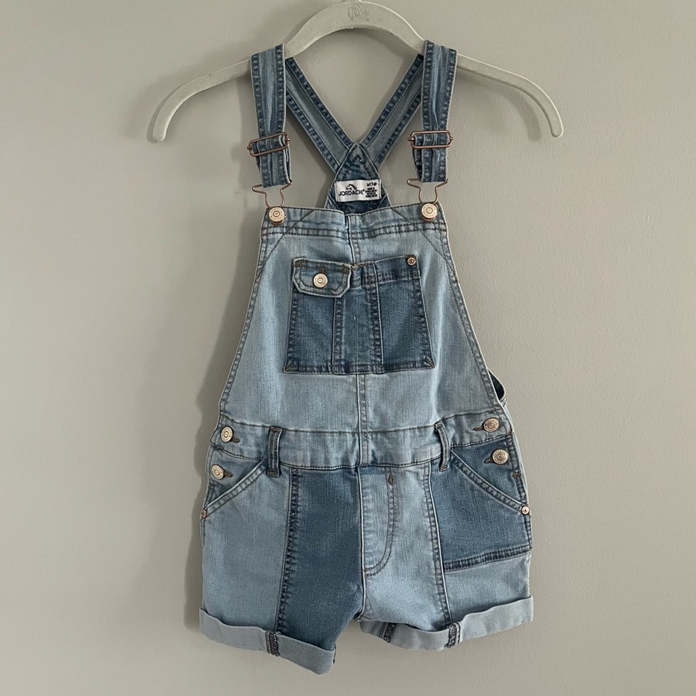 Jordache Patchwork Shortalls